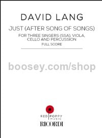 Just (After Song of Songs) (SSA Voices)
